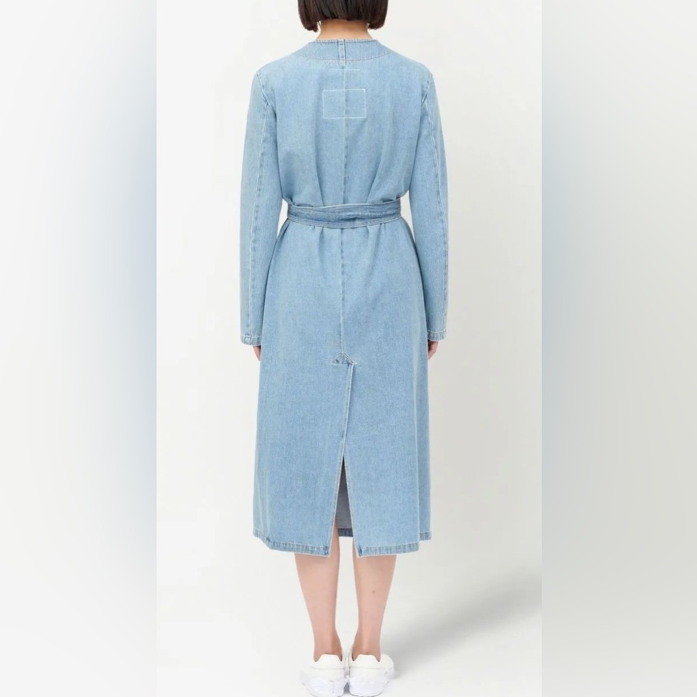 Nw/Ot Mm6 Maison Margiela Collarless Trench Coat Size: 36 View 6
